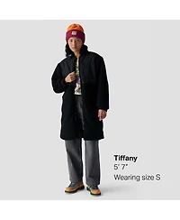Backcountry Women's Mixed Fabric Fleece Long Coat Jackets