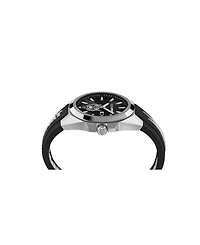 Plein Sport Mens Tigermaster 3 Hand Date Quartz Black Silicone Strap 47mm