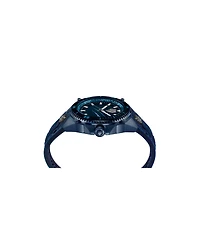 Plein Sport Mens Thunder Force 3 Hand Quartz Blue Silicone Strap 47mm