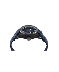 Plein Sport Mens Tiger Power 3 Hand Date Quartz Silicone Strap 45MM