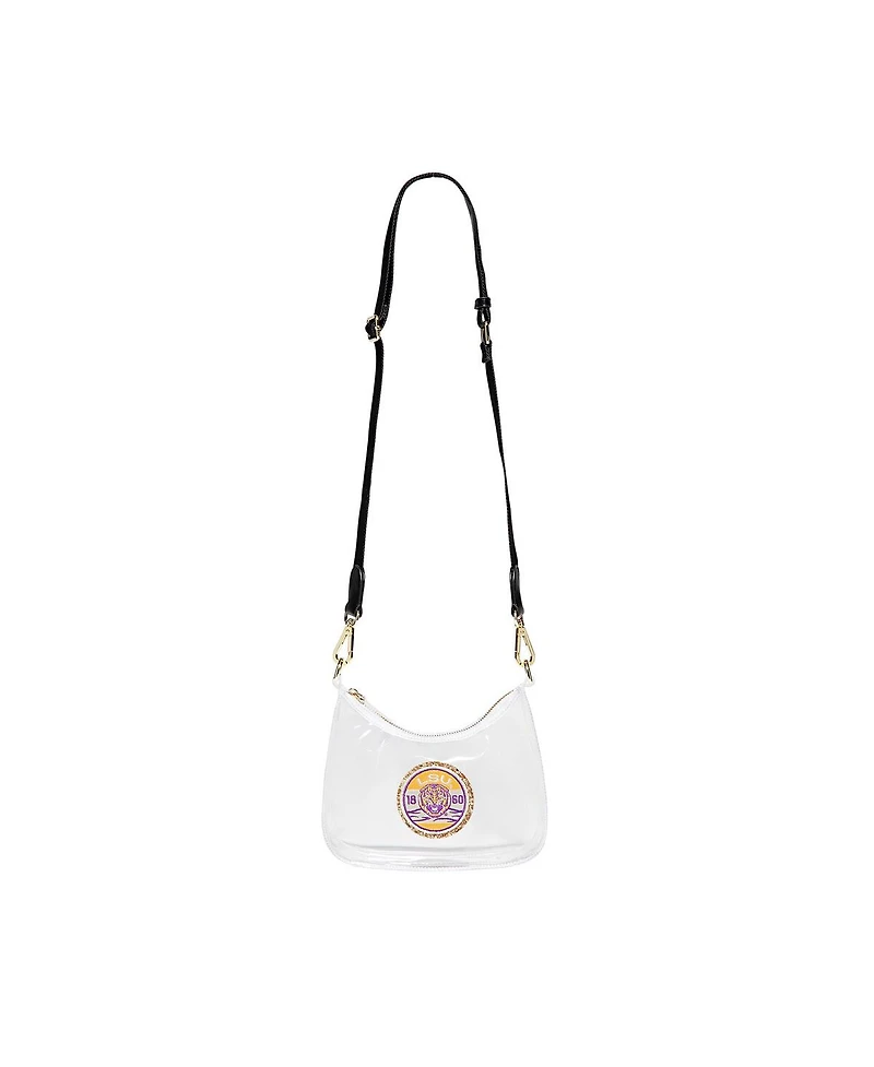 Stoney Clover Lane Lsu Tigers Clear Curved Crossbody
