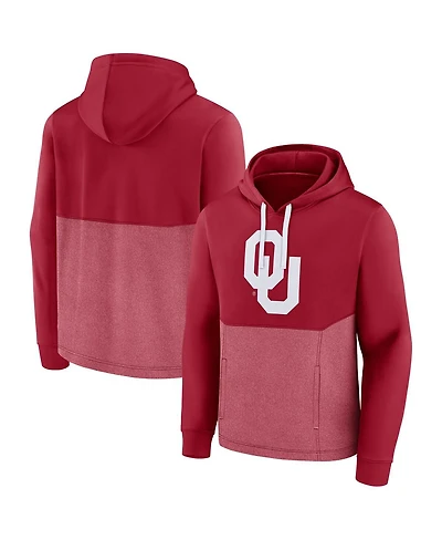 Fanatics Men's Crimson Oklahoma Sooners Winter Camp Pullover Hoodie