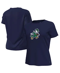 Under Armour Women's Navy Notre Dame Fighting Irish Leprechaun Tech Stretch T-Shirt