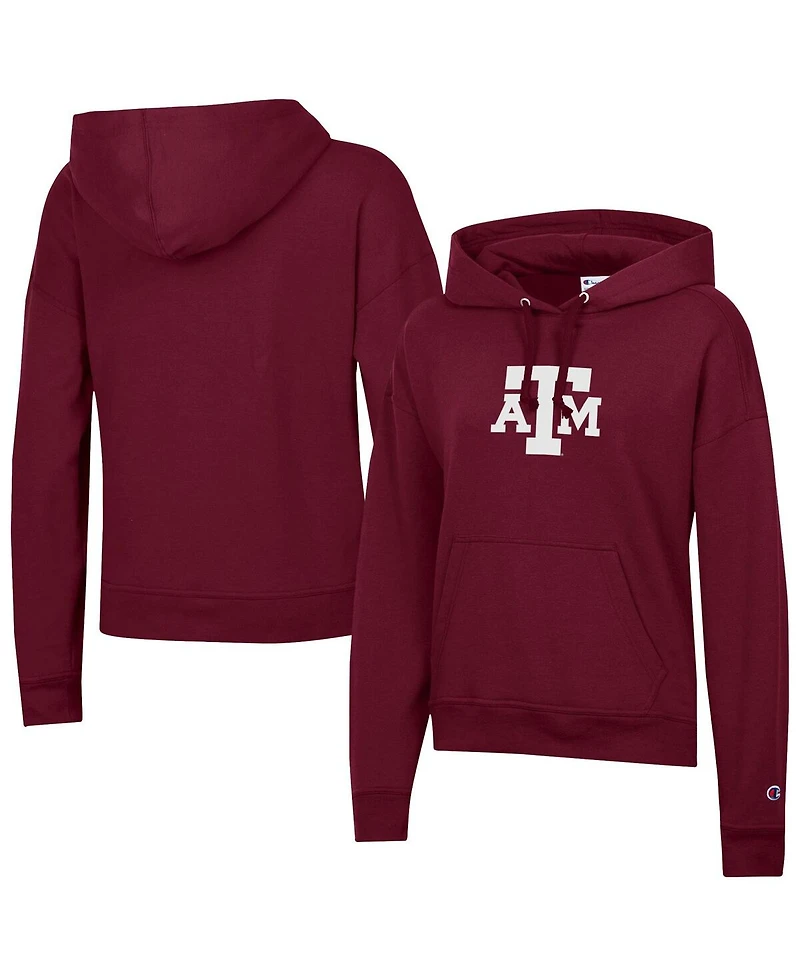 Champion Women's Maroon Texas A M Aggies Powerblend Fleece Hoodie