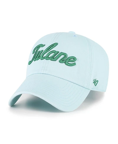 '47 Brand Men's Powder Blue Tulane Green Wave Vault Clean Up Adjustable Hat
