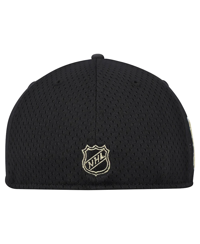 New Era Men's Black/Gray Vegas Golden Knights Mesh Crown Two-Tone 59FIFTY Fitted Hat