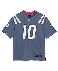 Nike Toddler Drake Maye Storm Blue New England Patriots 2025 Rivalries Collection Game Jersey
