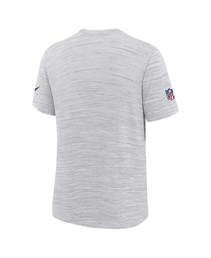 Nike Big Boys and Girls White Buffalo Bills 2025 Rivalries Collection Sideline Velocity Dri-fit T-Shirt