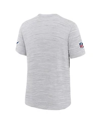 Nike Big Boys and Girls White Buffalo Bills 2025 Rivalries Collection Sideline Velocity Dri-fit T-Shirt