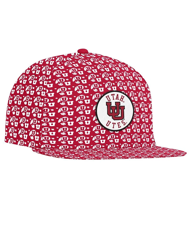 Under Armour Men's Red Utah Utes Gameday ArmourFuse Snapback Hat