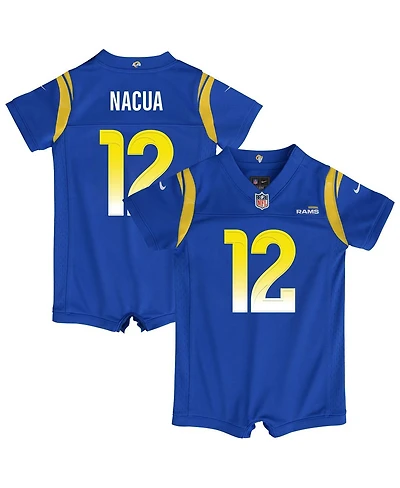 Nike Baby Boys and Girls Puka Nacua Royal Los Angeles Rams Game Romper Jersey
