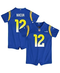 Nike Baby Boys and Girls Puka Nacua Royal Los Angeles Rams Game Romper Jersey