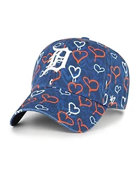 '47 Brand Big Girls Navy Detroit Tigers Mural Clean Up Adjustable Hat
