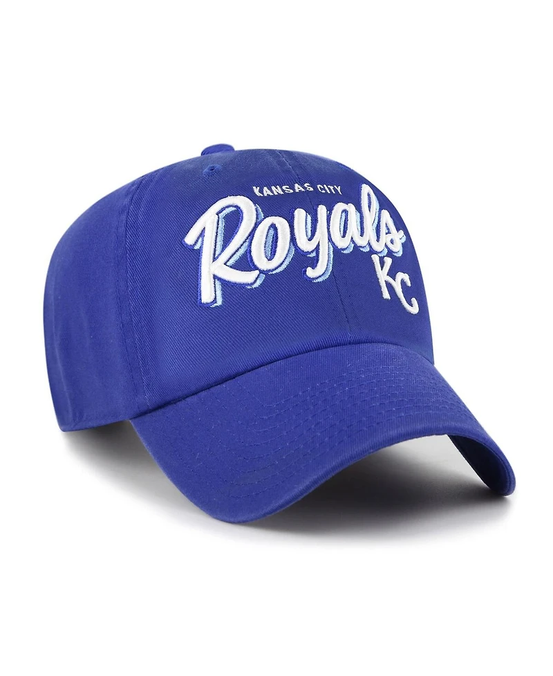 '47 Brand Women's Royal Kansas City Royals Ariana Clean Up Adjustable Hat