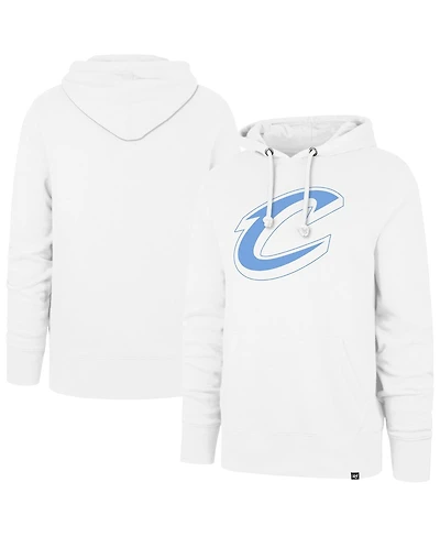 '47 Brand Men's White Cleveland Cavaliers Headline Pullover Hoodie