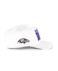 '47 Brand Women's White Baltimore Ravens Outspoken Hitch Adjustable Hat