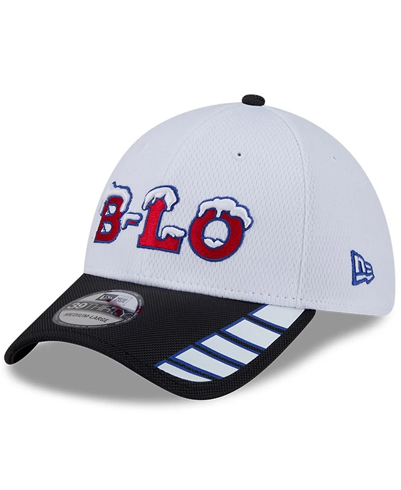 New Era Men's White Buffalo Bills 2025 Rivalries Collection Fan Pack 39THIRTY Flex Hat