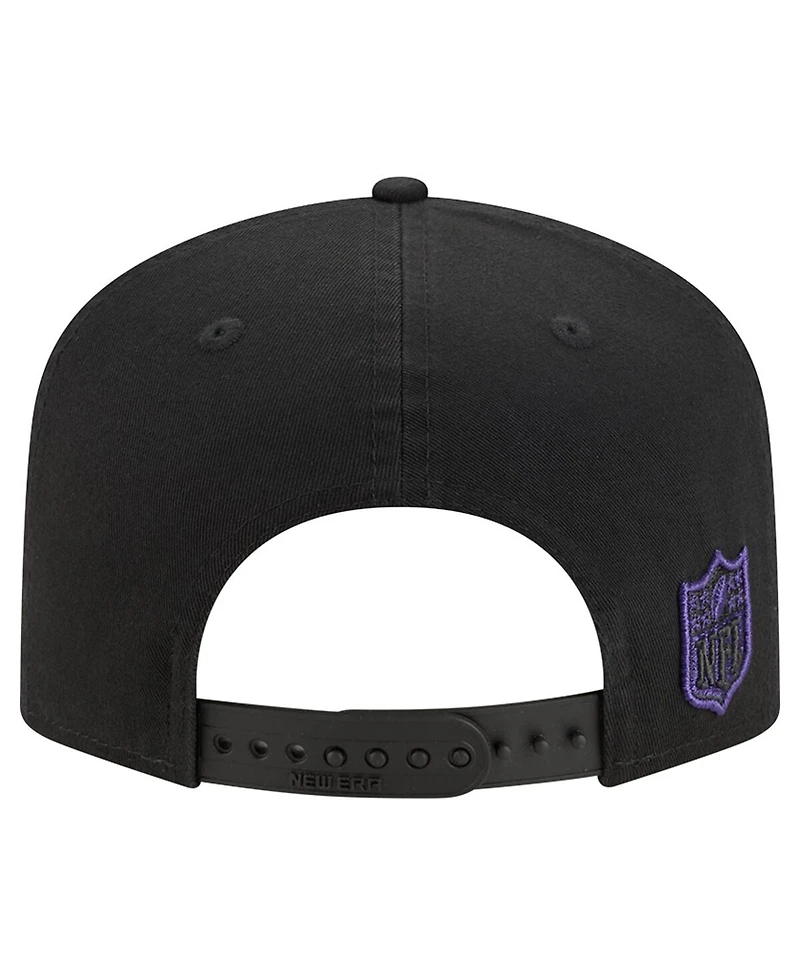 New Era Men's Black Baltimore Ravens Team 19TWENTY Adjustable Hat