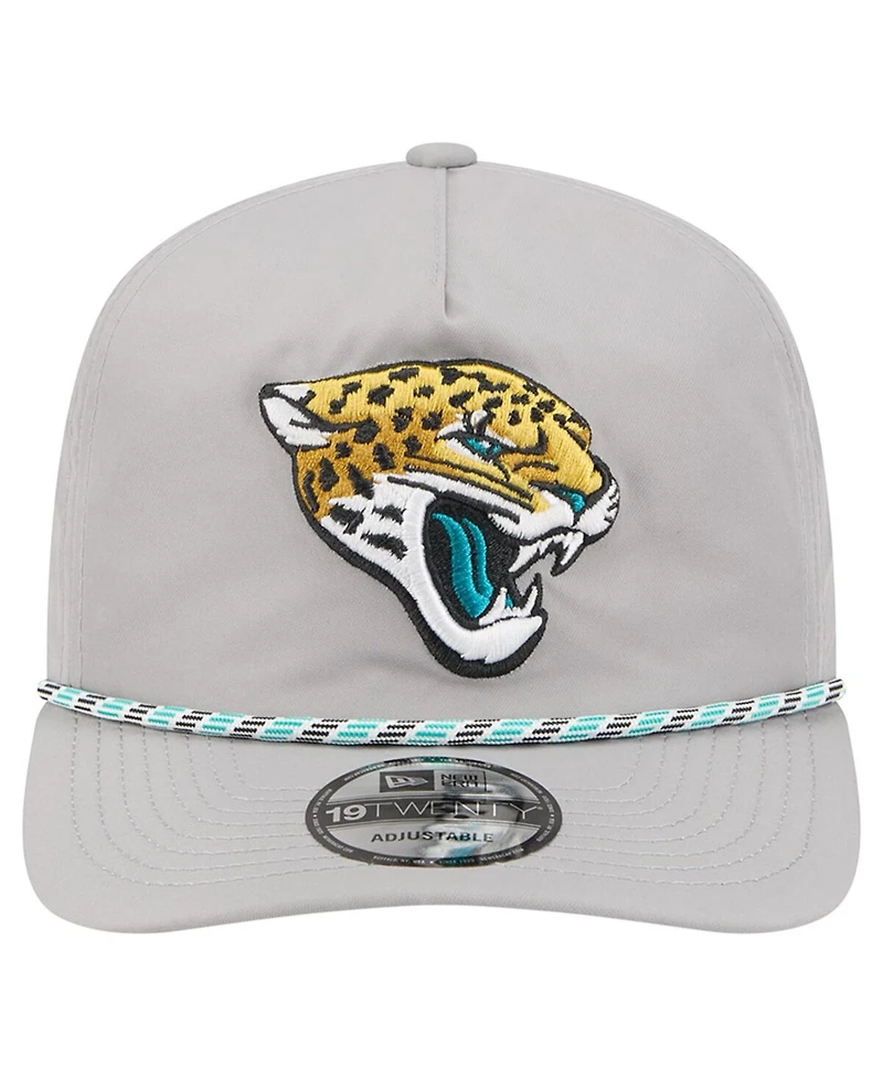 New Era Men's Gray Jacksonville Jaguars Rope 19TWENTY Hat