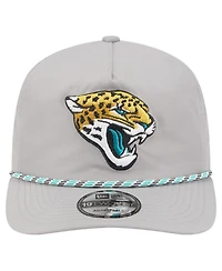 New Era Men's Gray Jacksonville Jaguars Rope 19TWENTY Hat