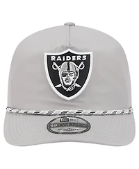 New Era Men's Silver Las Vegas Raiders Rope 19TWENTY Hat