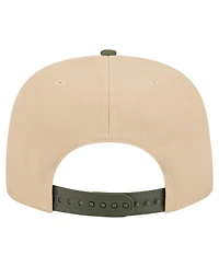New Era Men's Khaki/Olive Los Angeles Lakers Color Pack Two-Tone A-Frame 9FIFTY Snapback Hat