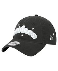 New Era Big Girls Black Las Vegas Raiders Cheer 9TWENTY Adjustable Hat