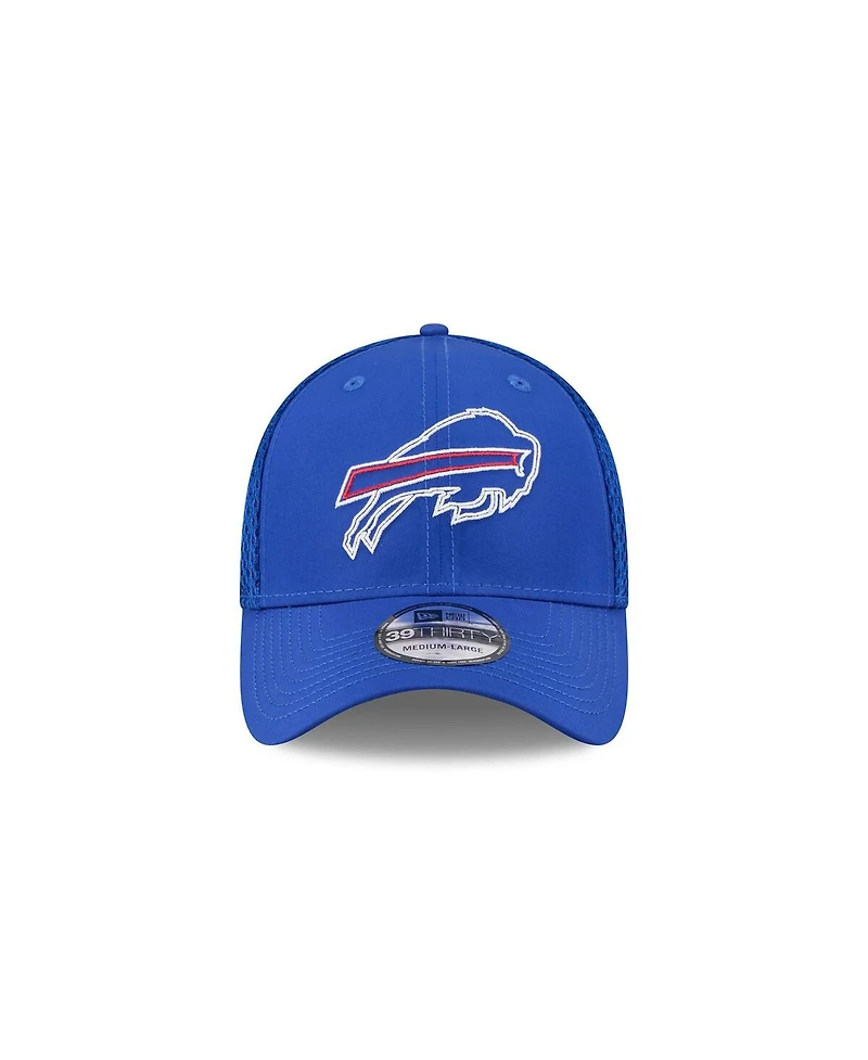 New Era Men's Royal Buffalo Bills Outline 39THIRTY Flex Hat