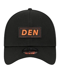 New Era Men's Black Denver Broncos Scoreboard 39THIRTY Flex Hat
