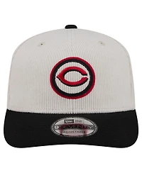 New Era Men's Cream/Black Cincinnati Reds Loyal 9SEVENTY Adjustable Hat