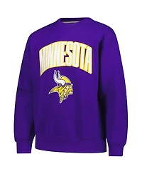 Outerstuff Big Boys and Girls Purple Minnesota Vikings Place Kicker Sweatshirt