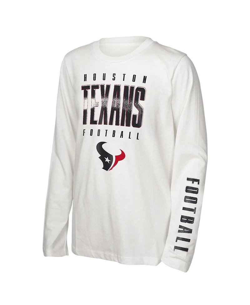 Outerstuff Big Boys and Girls Houston Texans The Mix Combo T-Shirt Set