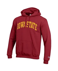 Champion Men's Cardinal Iowa State Cyclones Basic Arch Fleece Pullover Hoodie