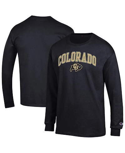 Champion Men's Colorado Buffaloes Arch Over Logo Long Sleeve T-Shirt