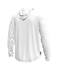 Under Armour Men's White Notre Dame Fighting Irish Sideline Knockout Long-Sleeve Hooded T-Shirt
