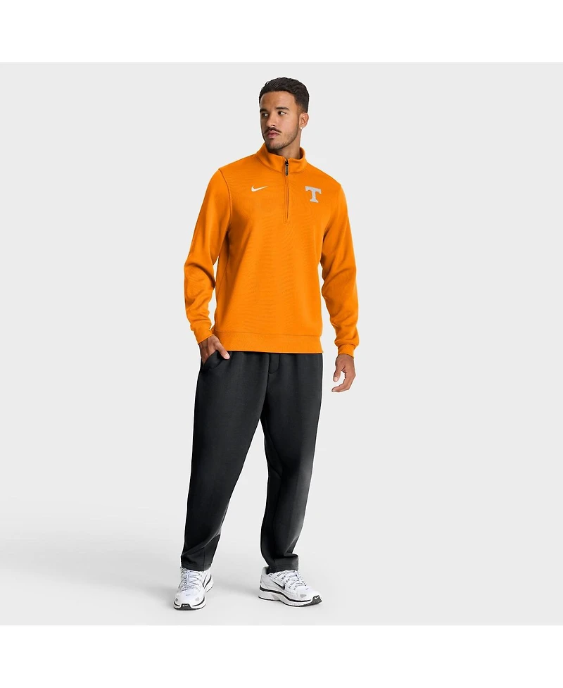 Nike Men's Tennessee Orange Volunteers 2025 Coaches Premium Dri-fit Half-Zip Pullover Hoodie