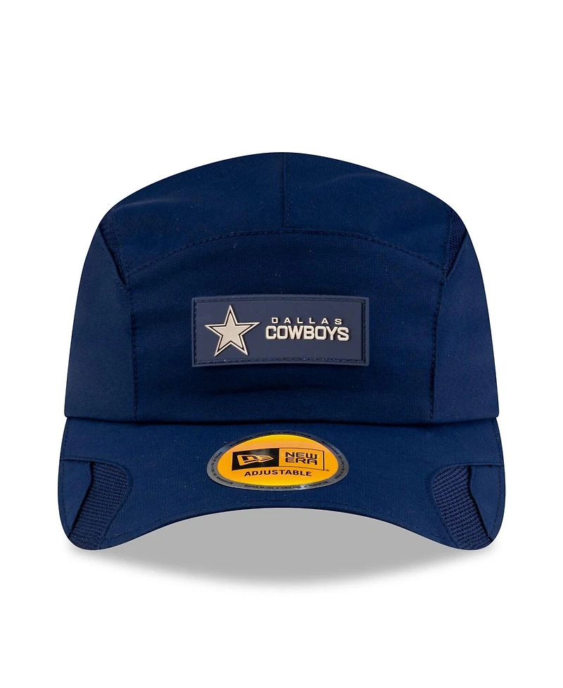 New Era Men's Navy Dallas Cowboys 2025 Sideline Runner Adjustable Hat