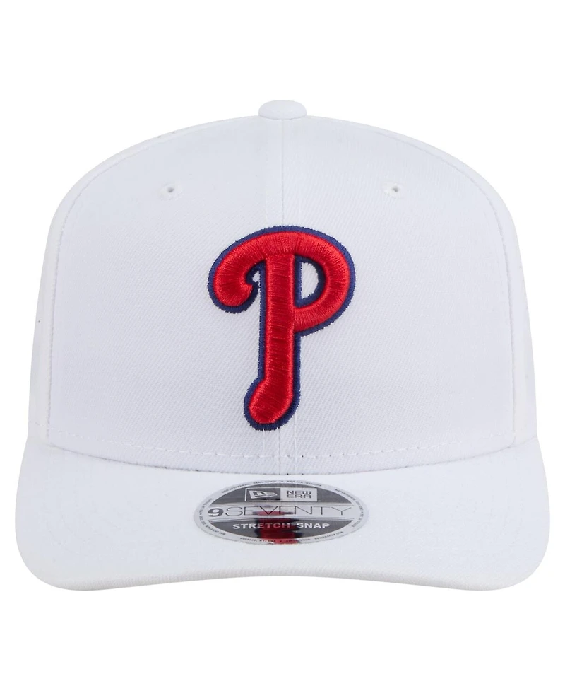 New Era Men's White Philadelphia Phillies Coolera 9SEVENTY Adjustable Hat