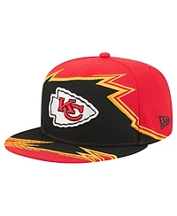 New Era Men's Red/Black Kansas City Chiefs Break 59FIFTY Fitted Hat