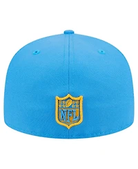 New Era Men's Powder Blue Los Angeles Chargers Oversized 59FIFTY Fitted Hat