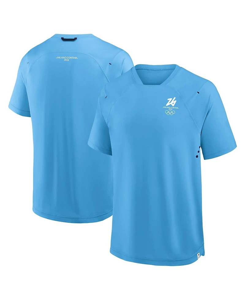 Fanatics Men's Blue Milano Cortina 2026 Winter Olympics Tech Raglan T-Shirt
