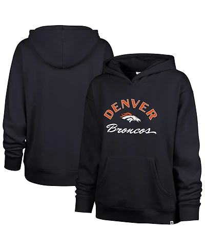 '47 Brand Women's Navy Denver Broncos Whirlwind Naomi Pullover Hoodie