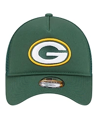 New Era Toddler Green Bay Packers Main 9FORTY A-Frame Trucker Adjustable Hat