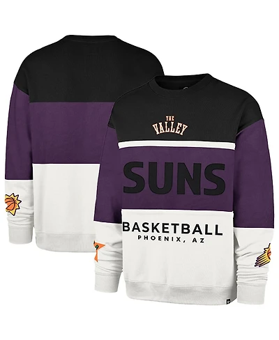 '47 Brand Men's and Women's Purple Phoenix Suns 2024/25 City Edition On Five Maximalist Pullover Sweatshirt