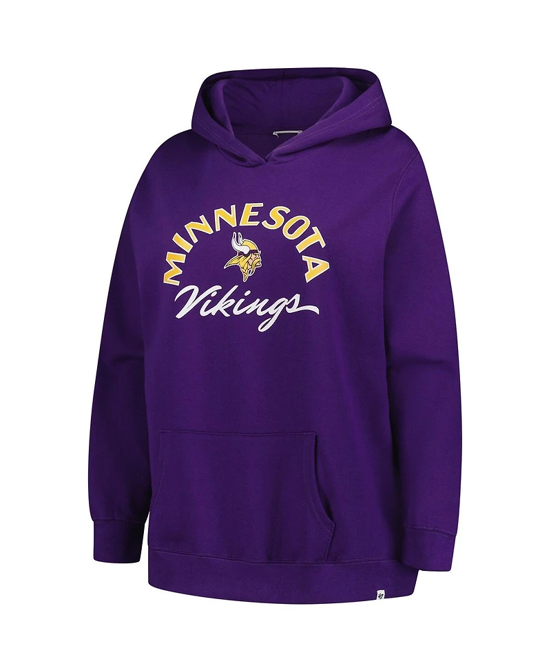 '47 Brand Women's Purple Minnesota Vikings Plus Whirlwind Naomi Hoodie