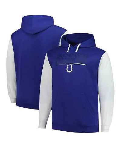Fanatics Men's Royal Indianapolis Colts Big Tall Outline Pullover Hoodie