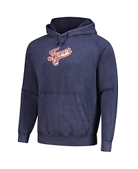 Stadium Essentials Men's and Women's Denim Indiana Fever Get Back Oversized Vintage Raglan Pullover Hoodie