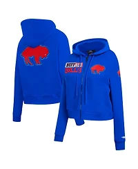 Pro Standard Women's Royal Buffalo Bills Split Logo Full-Zip Hoodie