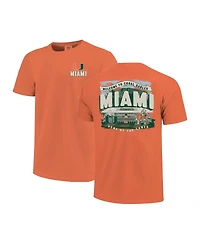 Image One Men's Orange Miami Hurricanes Hyper Local T-Shirt