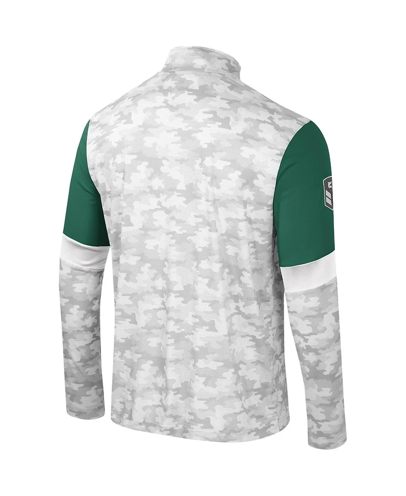 Colosseum Men's Camo Michigan State Spartans Oht Military Appreciation Tomahawk Quarter-Zip Windshirt